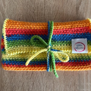 Demetria Pouch – Custodia protettiva per Nintendo Switch, Lite, OLED, Switch 2 (fatta a mano all'uncinetto)