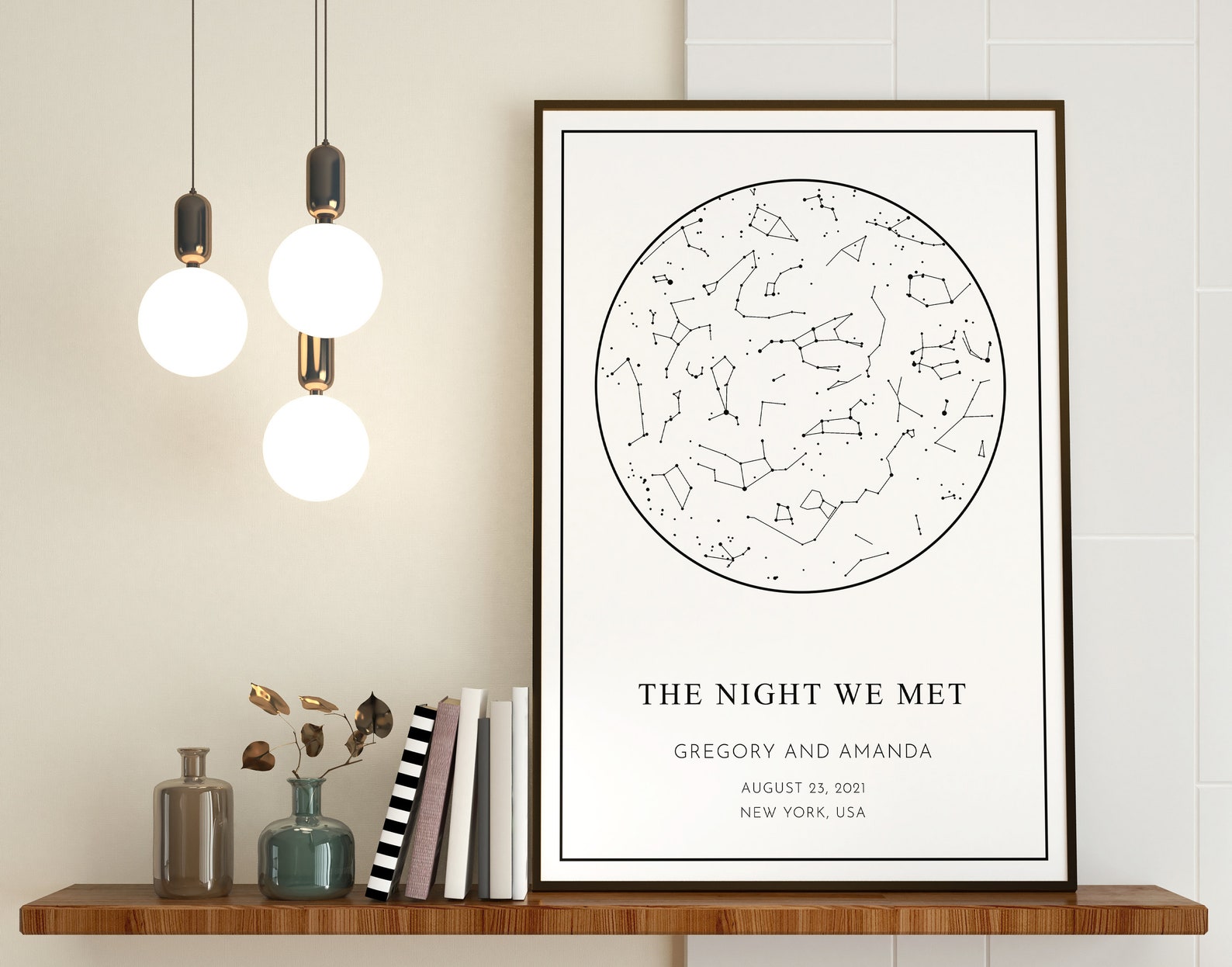 The Night We Met Baby Night Sky Print Custom Star Map Baby - Etsy
