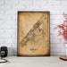 Rabat Vintage Map Poster, Rabat Old Map, Grunge Rabat Map, Rabat Old ...
