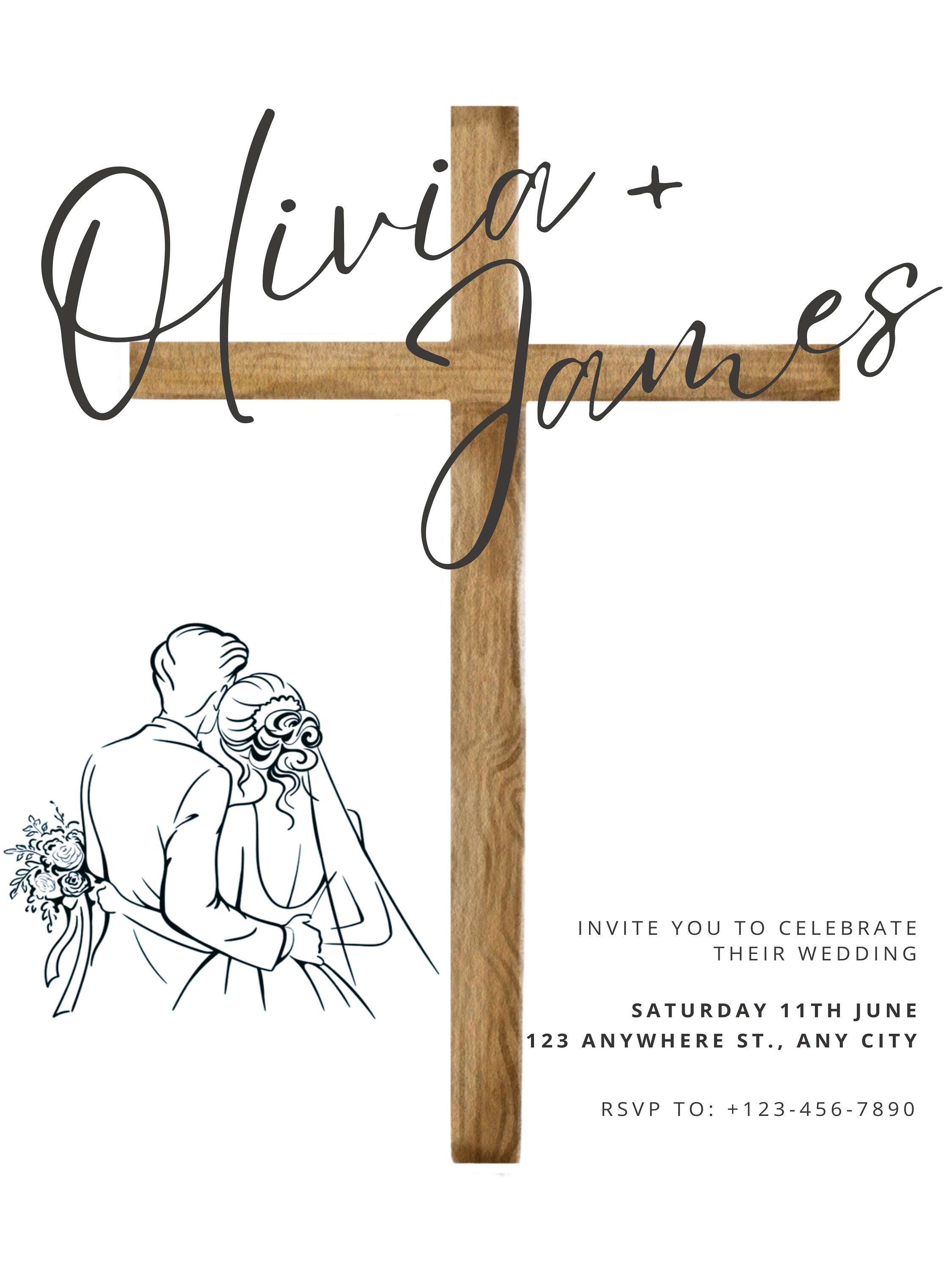 christian-wedding-invites-wedding-minimal-design-etsy