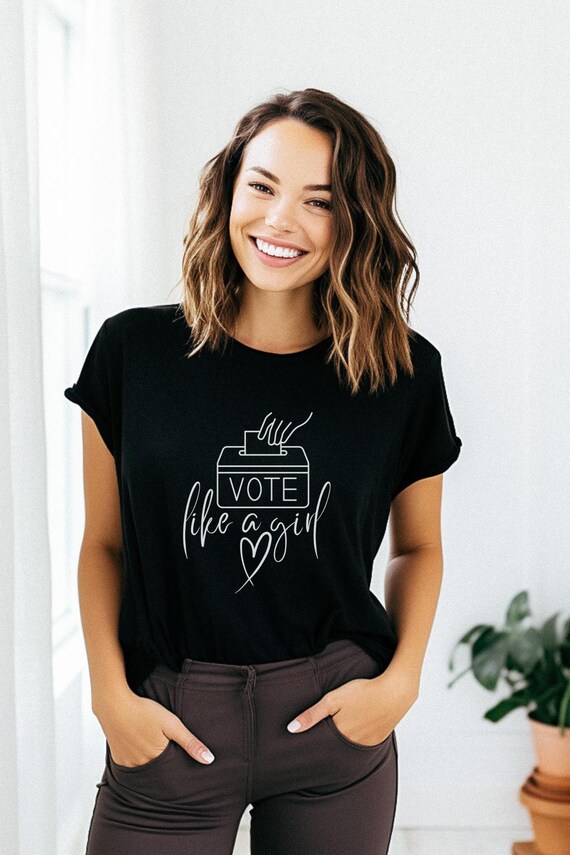 Vote Like A Girl T-Shirt – Feminist Empowerment Tee