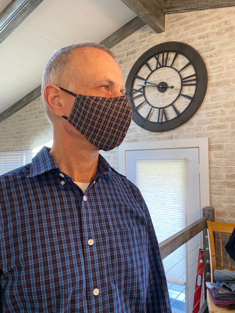 Best Cotton Face mask Sewing Pattern and Instruction for Men Etsy