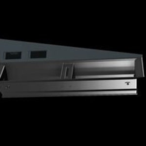 May include: A silver metal car dashboard trim piece with a rectangular opening and a small, round button.