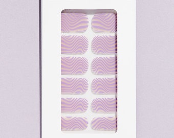 BOGO* ARTIPS Verona, Lila - Elegantes tiras de gel para uñas, pegatinas para uñas, envolturas para uñas, decoración de uñas (Consigue 2 unidades)