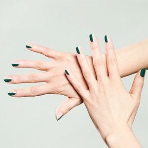 BOGO* ARTIPS Lu - Green Stylish Gel Nail Strips, Nail Stickers, Nail Wraps, Nail Art Supply (Get 2 pcs)