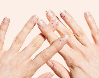 BOGO* ARTIPS Bon - Elegantes tiras de gel para uñas, pegatinas para uñas, envolturas para uñas, artículos para decoración de uñas (Consigue 2 piezas)