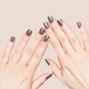 BOGO* ARTIPS Verona, Black - Stylish Gel Nail Strips, Nail Stickers, Nail Wraps, Nail Art (Get 2 pcs)