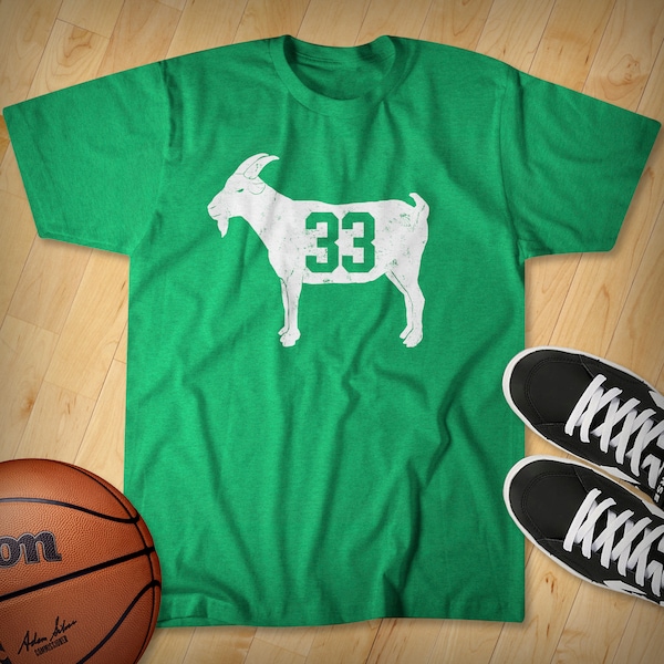 GOAT 33 - Vintage Bird T-shirt - Official Goat Gear - Boston Basketball