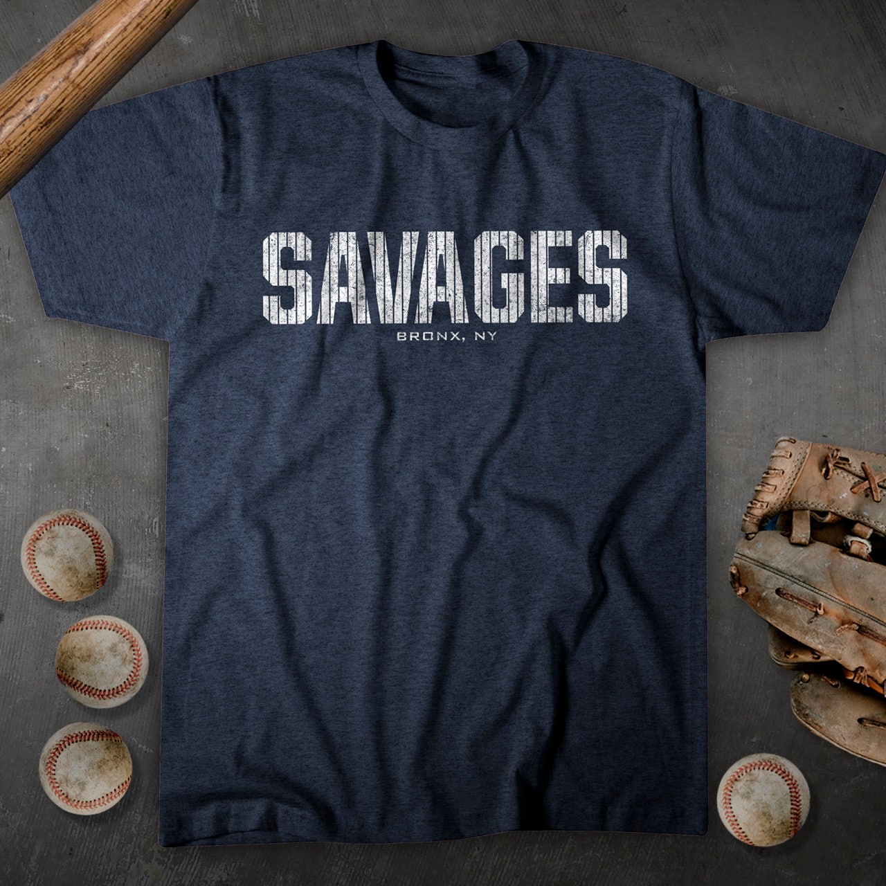 NEW YORK YANKEES SAVAGES SHIRT TEE CLASSIC DESIGN