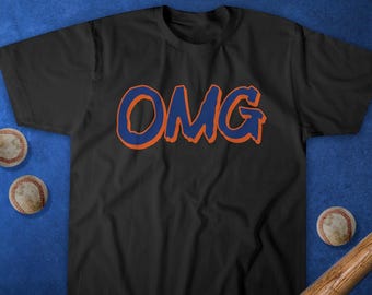 OMG -  Black T-shirt - New York Baseball - Queens