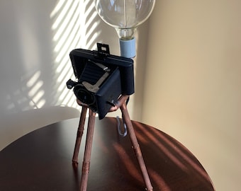 Vintage Camera Lamp