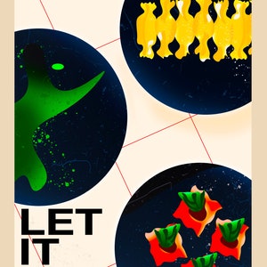 The Bear Let it Rip Poster | The Bear TV show wall art | Digital download | Chicago food scene Art