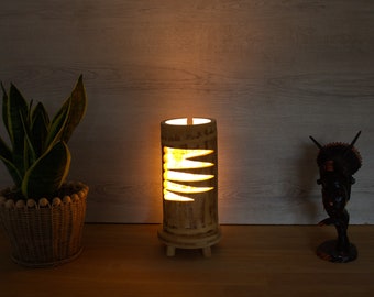 Bamboo lamp, table lamp, wooden lamp, bamboo