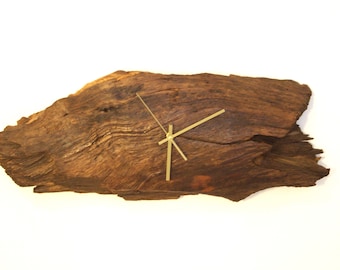 Uhr/ Wanduhr/ Wanduhr aus Holz/ Rustikale Wanduhr