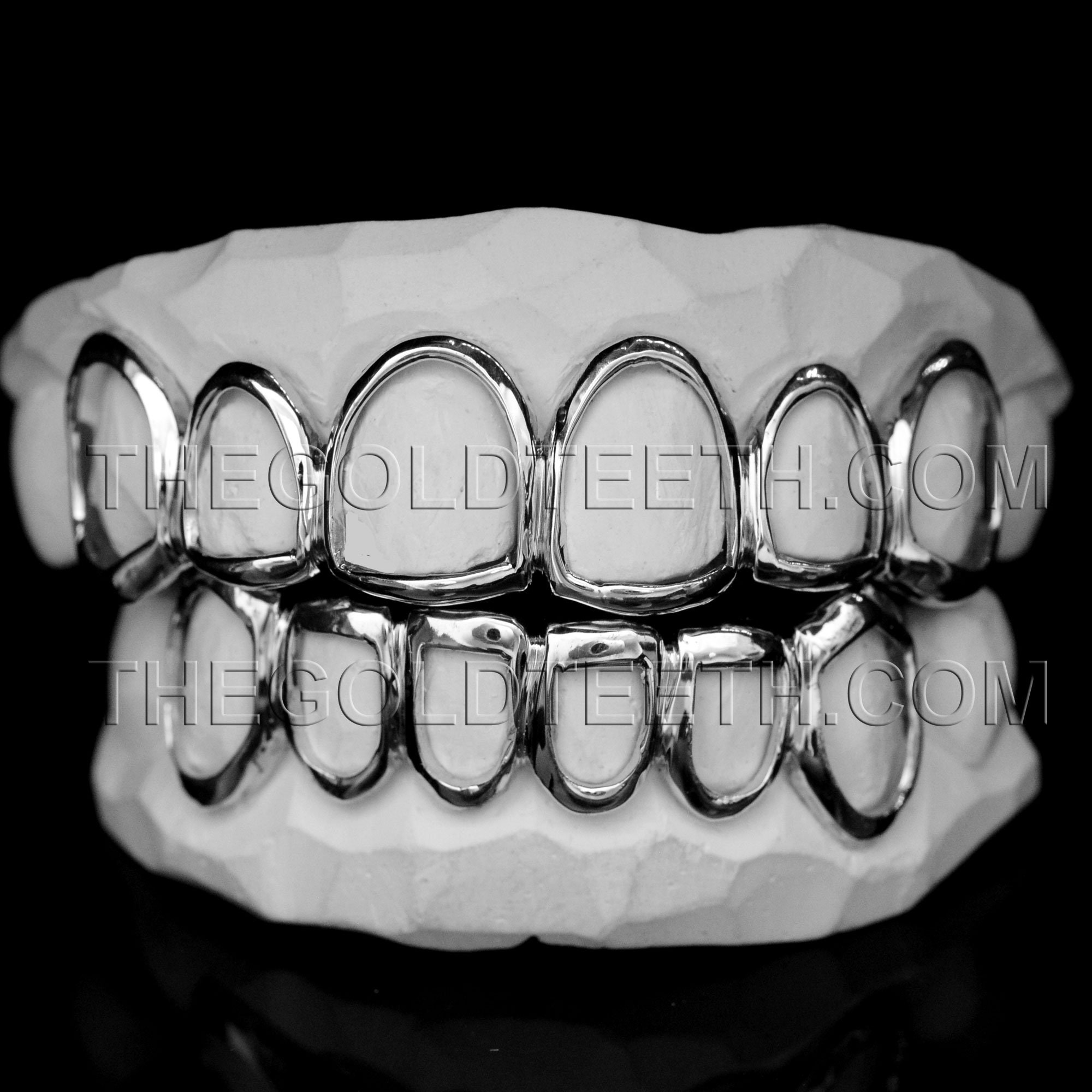 Silver Grillz 935 Argentium Silver Open Face Real Grillz Etsy