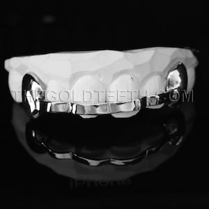 Silver Bar Grillz 925 Sterling Silver Teeth Silver Grill