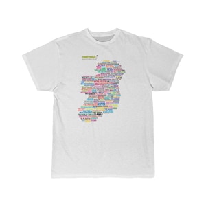 Musik Wort Karte von Irland T-Shirt