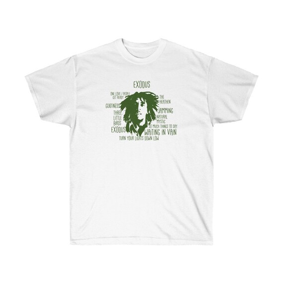 Bob Marley Exodus T-shirt. Rasta 