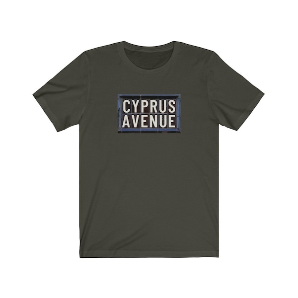 Cyprus Avenue T-shirt. Van Morrison T-shirt. Belfast. Astral Weeks. Ireland gift. unusual t-shirt. van t-shirt