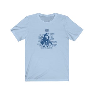 joni mitchell blue shirt