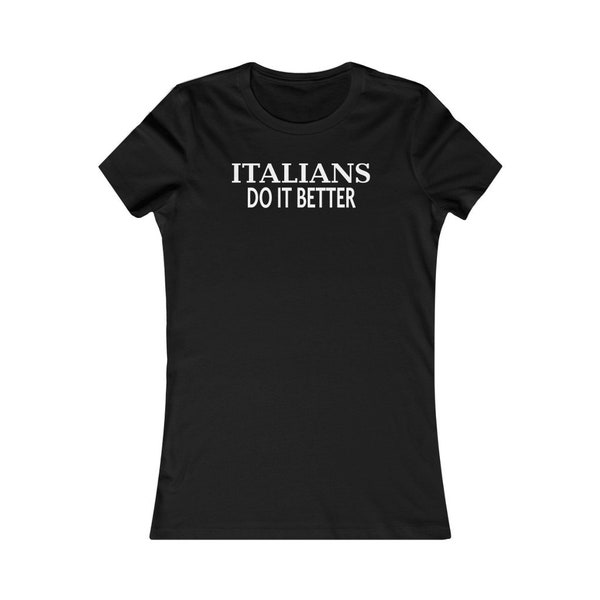 Madonna Italians Do it Better Women's Tee. Papa don't preach. Madonna