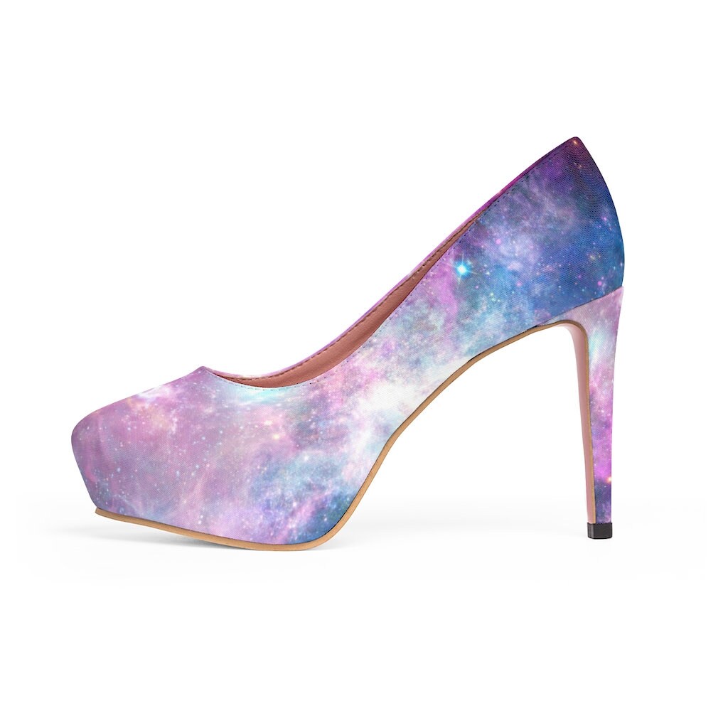galaxy embellished ankle strap