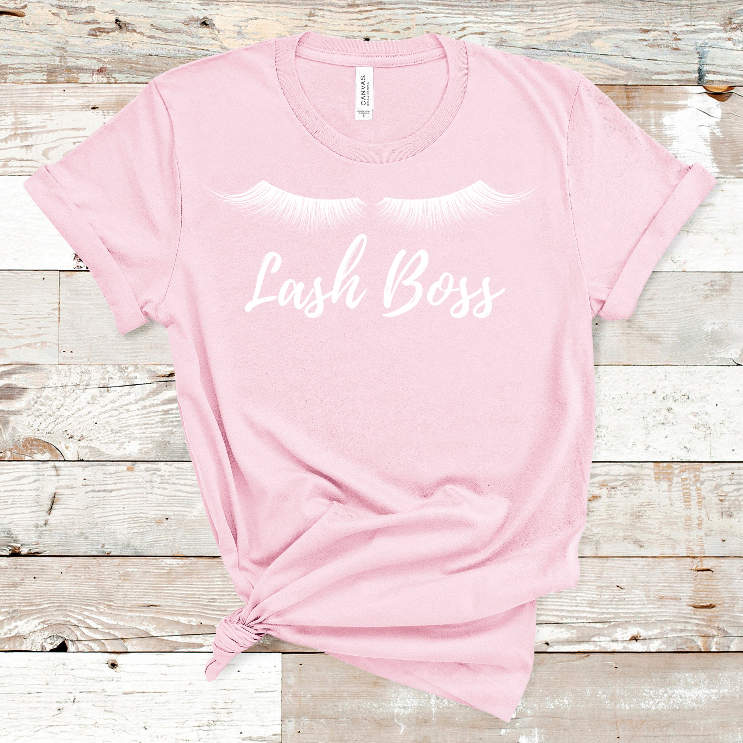 Lash Boss Short Sleeve Tee Long Lashes Shirt Lash | Etsy