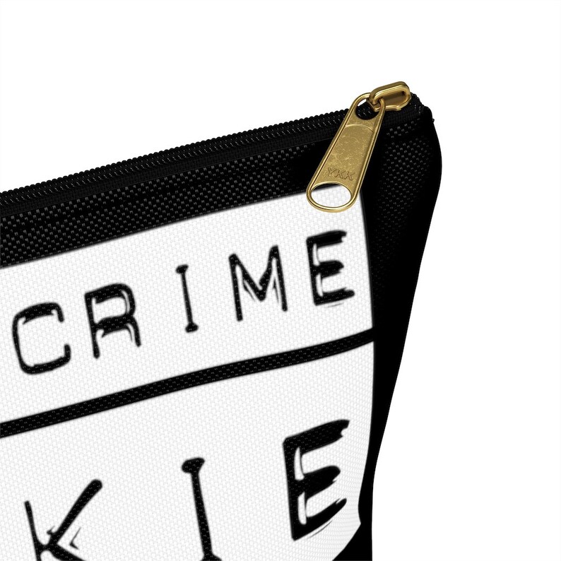 True Crime Junkie Accessory Pouch Crime Lover Makeup Bag Etsy