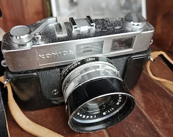 Konica IIA Vintage Rangefinder Film Camera, Overhauled, Ready to