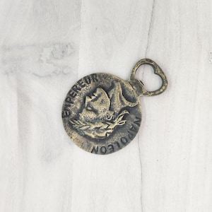 Vintage French Napoleon Bottle Opener, Bottle Opener, Bar Accessory