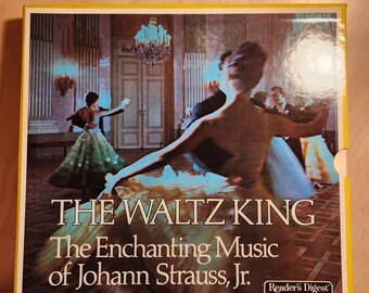 The Waltz King Enchanting Music of Johann Strauss Jr 5 Record Box Set LP 1973