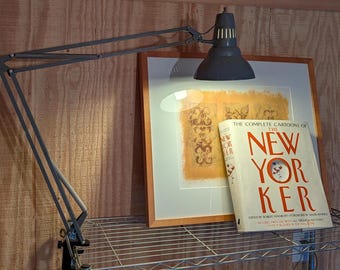 Vintage Luxo Industrial Grey Anglepoise Desk Lamp – Well-Loved Workhorse