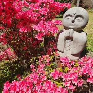 Japanese Jizo statues: ancient protectors of the trail are made in the image of Jizo Bosatsu, guardian deity of children and travelers image 7
