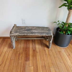 Vintage One-of-a-Kind  Bench Stool