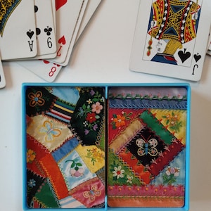 Jeu de 2 cartes à jouer vintage Hallmark