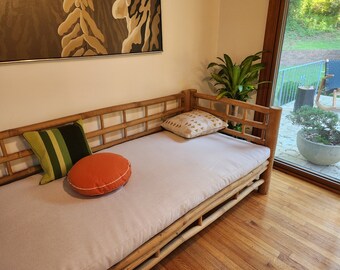 Handmade Bamboo Daybed, a Sanctuary of Tranquility Created With Skilled  Craftsmanship. Crafted From Sustainable Bamboo. - Etsy