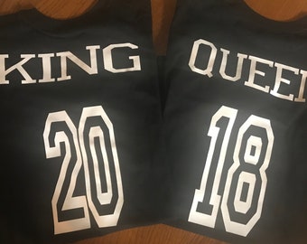 Custom King & Queen Shirts