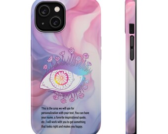 Personalized Psychedelicate Logo iPhone MagSafe case for iPhone 13 and 14, all models