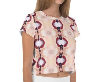 Breathe In Breathe Out Crop Tee