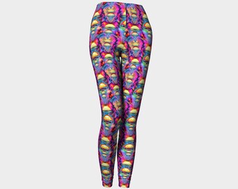 Psychedelicate Mushrooms Leggings