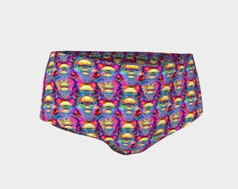 Psychedelicate Mushrooms mini shorts