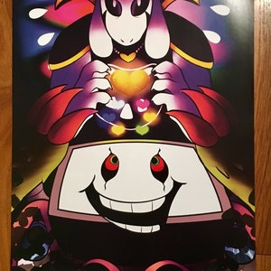 Asriel and Omega Flowey Print