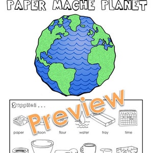 How to make a Paper Mache Planet