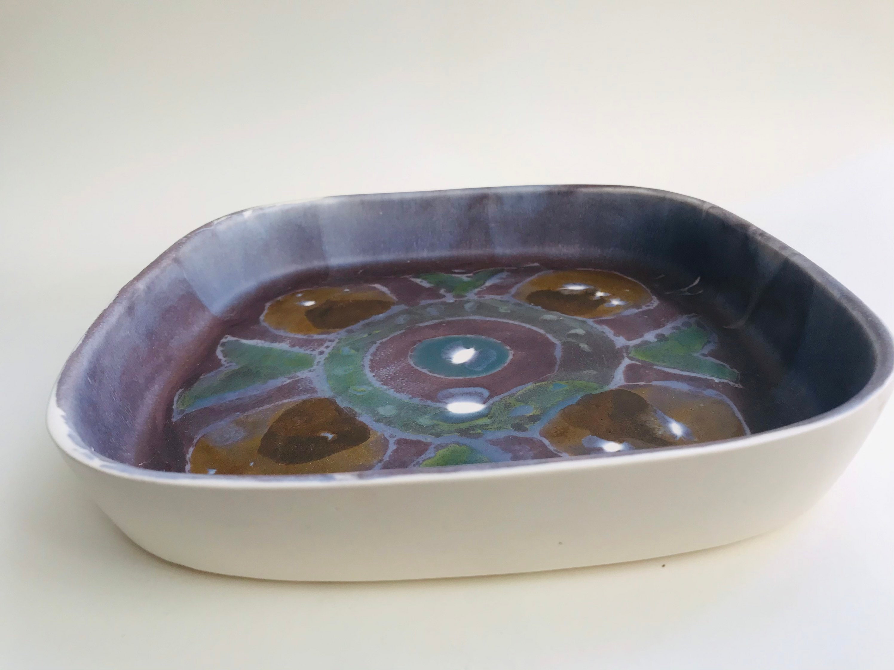 Aviemore Pottery Square Dish Etsy Sweden