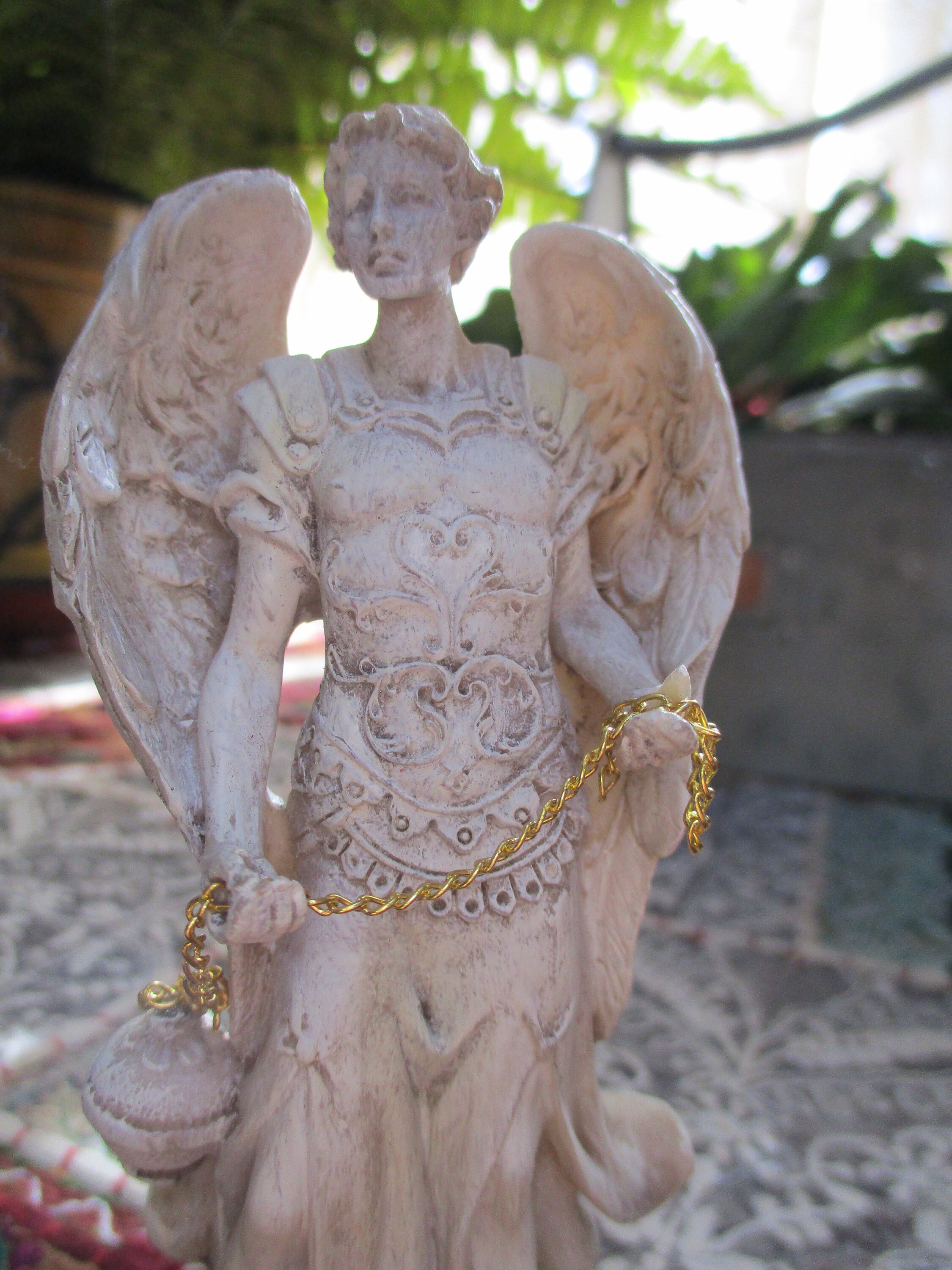 Archangel Jophiel Ivory Resin Statue a.k.a. Saint Selaphiel Etsy