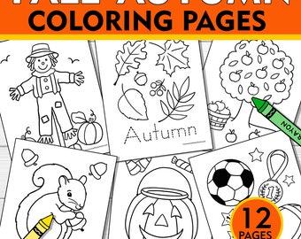 Fall Coloring Pages, Autumn Coloring Pages, Autumn Coloring Sheets, Autumn Coloring Pages, Seasonal Coloring Pages, Kids Fall Coloring Pages