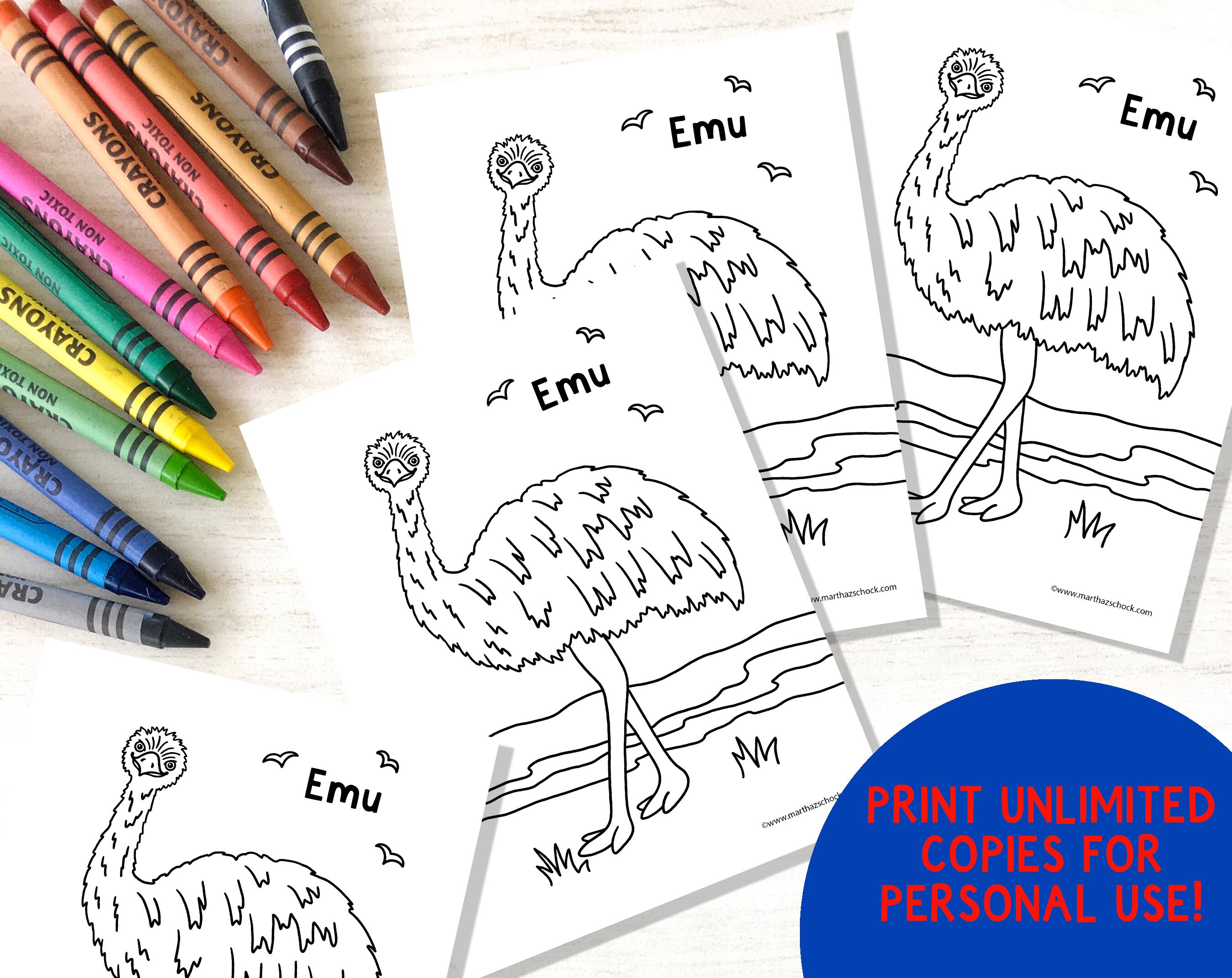 Australian Animals Coloring Pages, Australia Coloring Pages, Australian ...