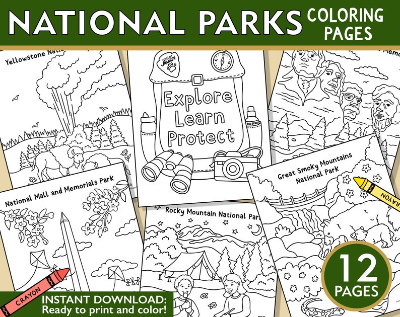 National Parks Coloring Pages National - Il 794xN.4542493535 I2ap 