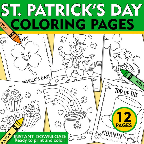 St Patricks Day Coloring Pages, Kids St Patricks Day Coloring Pages, St Patricks Day Coloring Sheets, St Patricks Day Printable