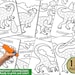 Dinosaur Dot Marker Coloring Pages: Fine Motor Activity (PDF Download ...